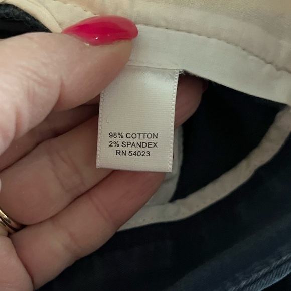 Banana Republic Navy Cotton Stretch Short Women’s Size 6 - Picture 5 of 10